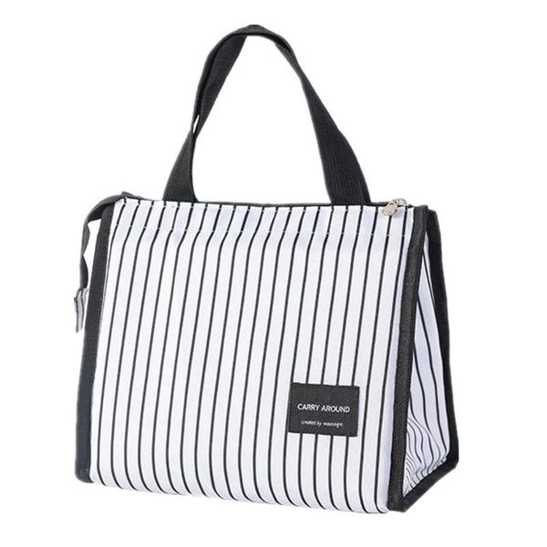 stripe portable insulated canvas lunch bag thermal picnic lunch bags for cooler box storage tote container, Blue;pink
stripe portable insulated canvas lunch bag thermal picnic lunch bags for cooler box storage tote container, Blue;pink