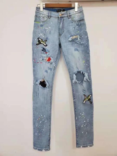 2019 brand new fashion mens designer jeans мужские высококачественные проблемные джинсы на молнии повседневные брюки мужские дизайнерские то, Blue
2019 brand new fashion mens designer jeans мужские высококачественные проблемные джинсы на молнии повседневные брюки мужские дизайнерские то, Blue