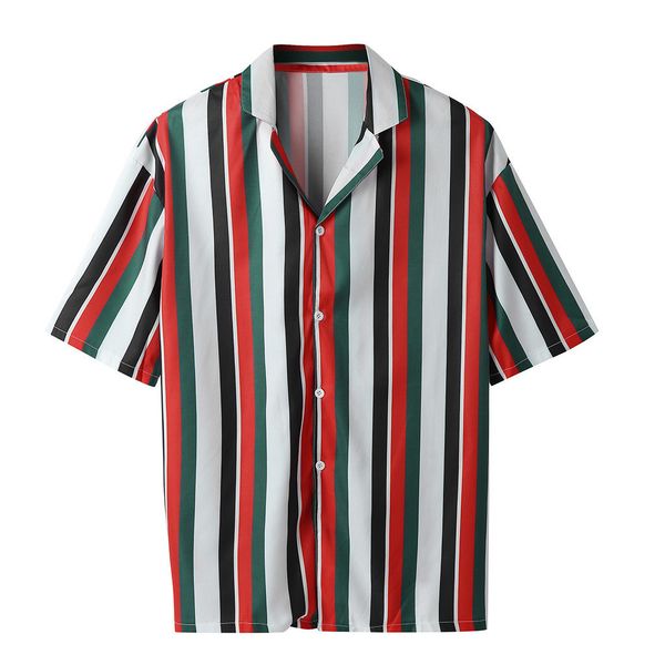 womail men fashion shirts casual multicolor striped lapel shirts short-sleeve blouse men shirt summer 2019 new arrivals, White;black
womail men fashion shirts casual multicolor striped lapel shirts short-sleeve blouse men shirt summer 2019 new arrivals, White;black