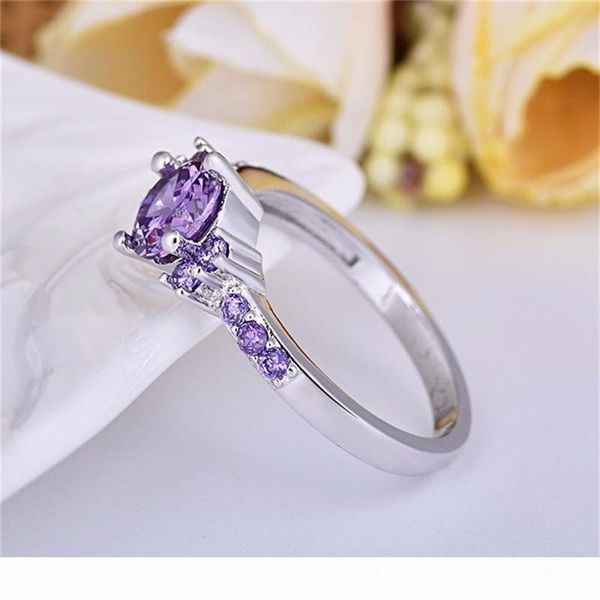 f diamond ring real 925 silver ring purple crystal jewelry cz diamond engagement bague bijoux luxury accessories wedding rings for wome, Slivery;golden
f diamond ring real 925 silver ring purple crystal jewelry cz diamond engagement bague bijoux luxury accessories wedding rings for wome, Slivery;golden