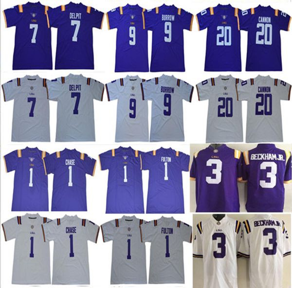 2019 ncaa lsu tigers #3 odell beckham jr.9 joe burrow 20 billy cannon 1 kristian fulton chase grant delpit college football jersey 150th, Black;red
2019 ncaa lsu tigers #3 odell beckham jr.9 joe burrow 20 billy cannon 1 kristian fulton chase grant delpit college football jersey 150th, Black;red