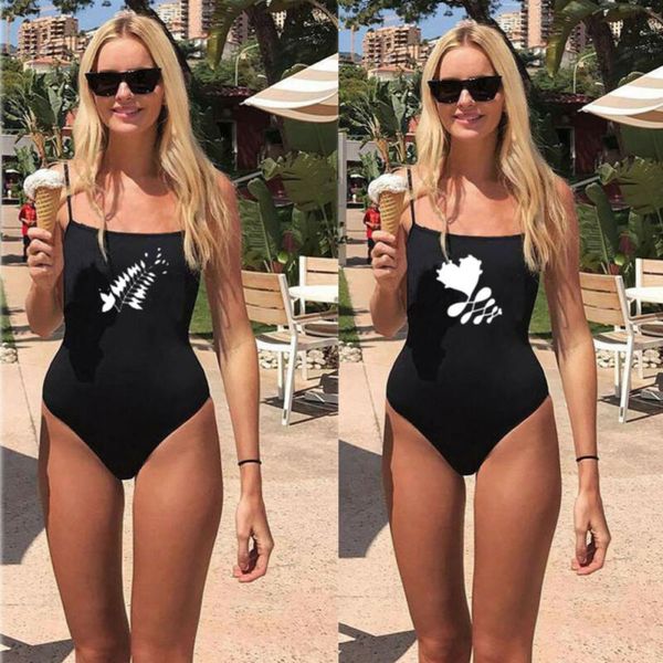 women one piece bodysuit swimwear monokini women print bikinis padded swimsuit beachwear bathing suit cute, White;black
women one piece bodysuit swimwear monokini women print bikinis padded swimsuit beachwear bathing suit cute, White;black