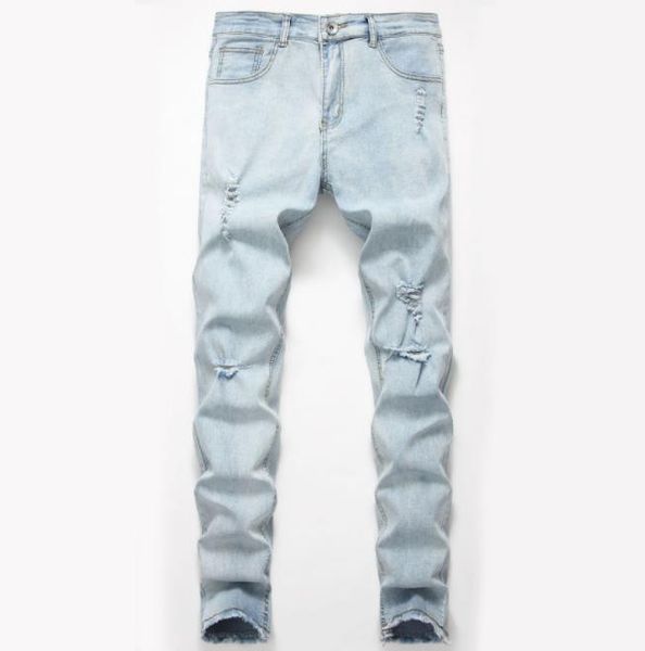 designer mens jeans fashion street hole ripped jeans luxury hip hop nightclub casual pants for men, Blue
designer mens jeans fashion street hole ripped jeans luxury hip hop nightclub casual pants for men, Blue