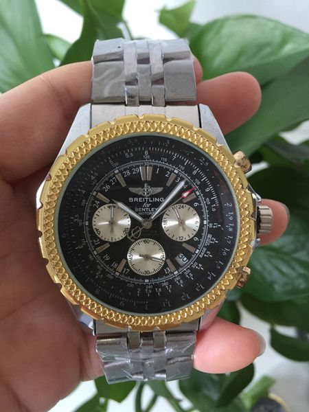 2020 brand men watches automatic 6pin running seconds mens watch navitimer black large dial luxury 44mm fashion mens watch, Slivery;brown
2020 brand men watches automatic 6pin running seconds mens watch navitimer black large dial luxury 44mm fashion mens watch, Slivery;brown