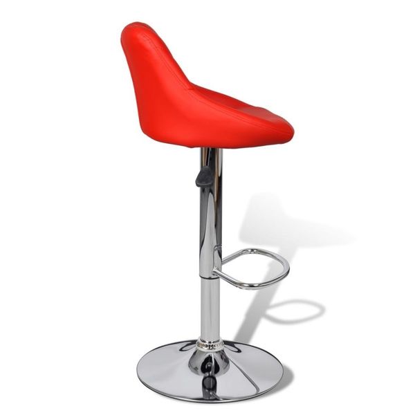 2 x barstool chairs red living room furniture