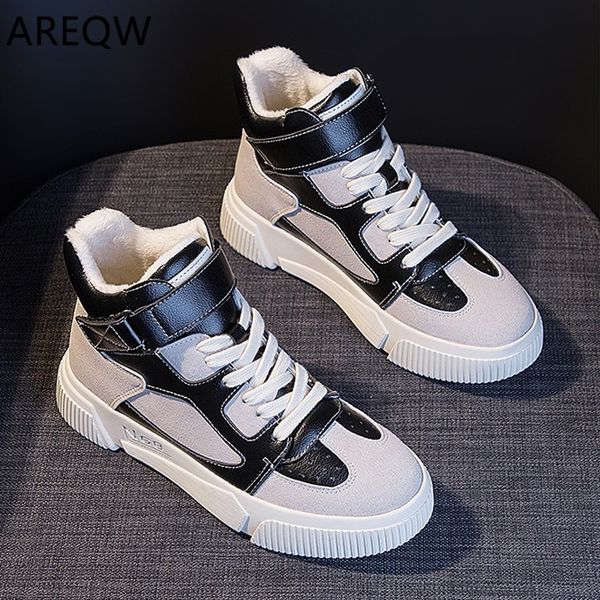 patent leather plus velvet vulcanized shoes for women winter fashion platform sneakers non slip waterproof keep warm shoes women, Black
patent leather plus velvet vulcanized shoes for women winter fashion platform sneakers non slip waterproof keep warm shoes women, Black