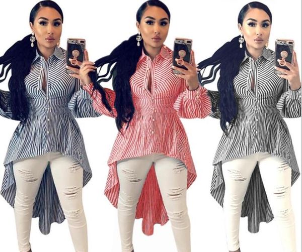 p8134 autumn and winter blue and white striped long shirt irregular swing skirt temperament commuter women's clothing simple dress, Black;gray
p8134 autumn and winter blue and white striped long shirt irregular swing skirt temperament commuter women's clothing simple dress, Black;gray
