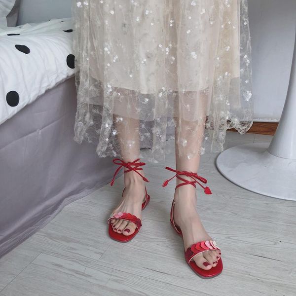 sandals female 2020 new spring and summer korean version wild fairy wind flat bottom open toe lace fashion strap sandals, Black
sandals female 2020 new spring and summer korean version wild fairy wind flat bottom open toe lace fashion strap sandals, Black