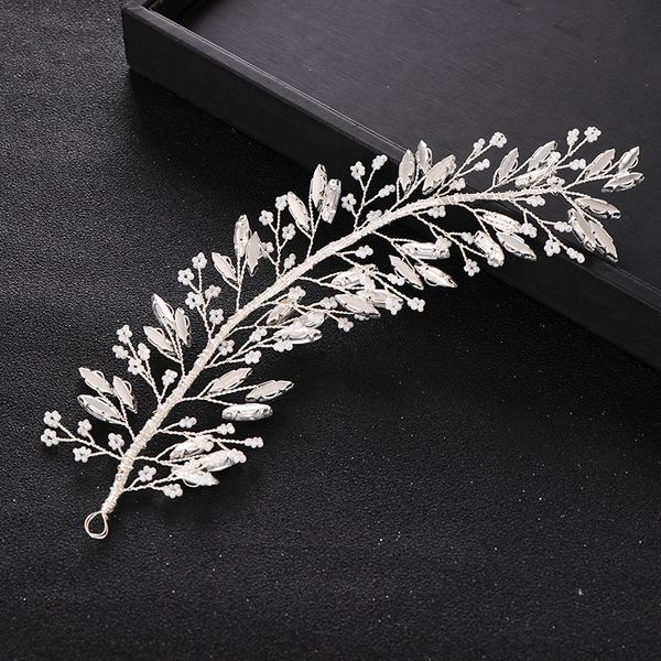 trendy wedding headband silver color handmade pearl crystal leaf bridal headpieces women hair jewelry accessories, Slivery;golden
trendy wedding headband silver color handmade pearl crystal leaf bridal headpieces women hair jewelry accessories, Slivery;golden