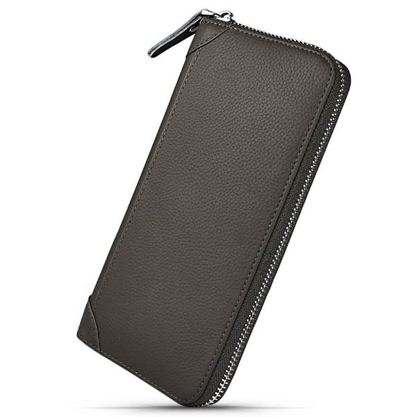 wallet men's long wallet leather coin purse round fastener 8 cards brand large capacity waterproof classy, Red;black
wallet men's long wallet leather coin purse round fastener 8 cards brand large capacity waterproof classy, Red;black