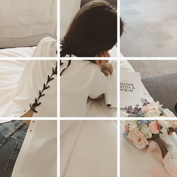 summer back straps letter printed short-sleeved t-shirt women's loose half-sleeve base summer back straps letter printed short-sleeved, White
summer back straps letter printed short-sleeved t-shirt women's loose half-sleeve base summer back straps letter printed short-sleeved, White
