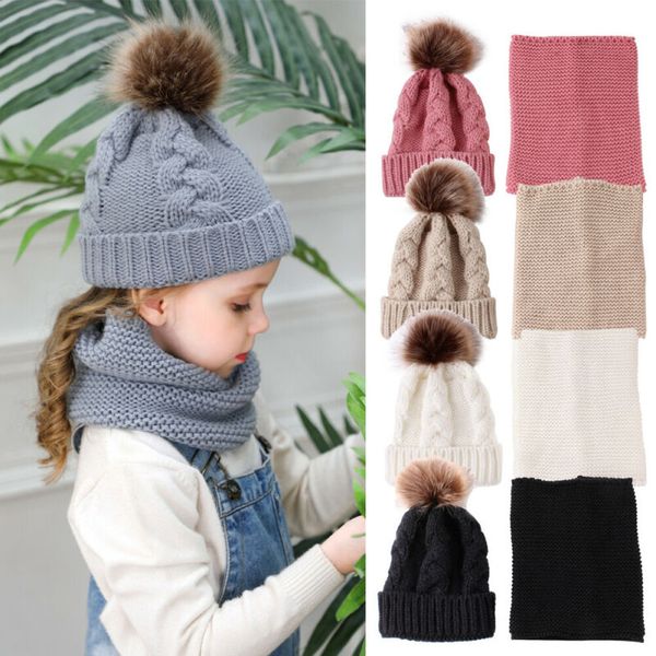 2019 baby accessories toddler baby girls hat winter raccoon fur pom knit beanie ski cap bobble hat + scarf 2pcs warm set, Red;brown
2019 baby accessories toddler baby girls hat winter raccoon fur pom knit beanie ski cap bobble hat + scarf 2pcs warm set, Red;brown