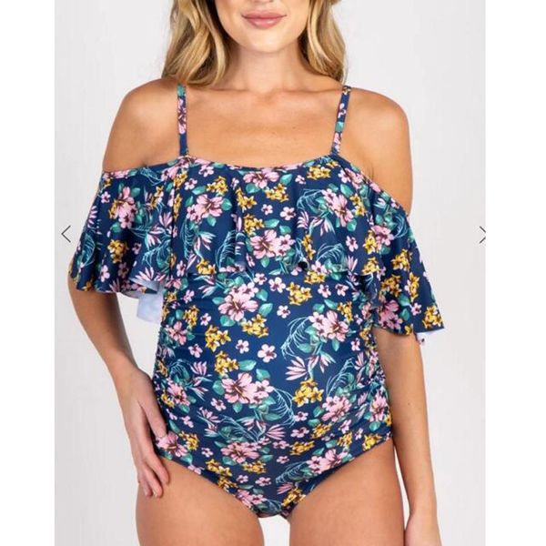 ruffles bikinis one piece swimwear for pregnant women off shoulder bathing suits maternity woman flowers monokini swimsuit swim wear
ruffles bikinis one piece swimwear for pregnant women off shoulder bathing suits maternity woman flowers monokini swimsuit swim wear