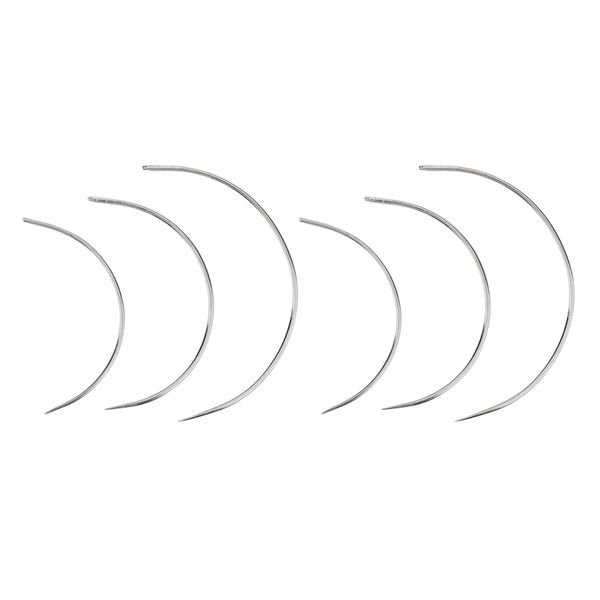 6pcs curved sewing needles, canvas repair, leather furnishings, sofa rugs, home decor - 50mm, 45mm, 35mm, Black
6pcs curved sewing needles, canvas repair, leather furnishings, sofa rugs, home decor - 50mm, 45mm, 35mm, Black