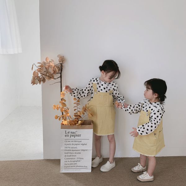 2019 spring new kids korean yellow cowboy strap dress for infant girl retro cute baby sling dress yellow color toddler baby, Red;yellow
2019 spring new kids korean yellow cowboy strap dress for infant girl retro cute baby sling dress yellow color toddler baby, Red;yellow