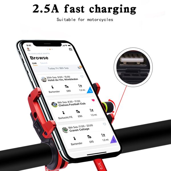 motorcycle phone holder bracket with usb power charger for 3.5-7" moto handlebar equipment motorbike bike mobile holder
motorcycle phone holder bracket with usb power charger for 3.5-7" moto handlebar equipment motorbike bike mobile holder