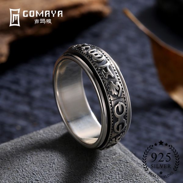 gomaya true 925 sterling silver rings vintage punk rock ring fashion fine jewelry wholesale gift cocktail party anillos, Golden;silver
gomaya true 925 sterling silver rings vintage punk rock ring fashion fine jewelry wholesale gift cocktail party anillos, Golden;silver