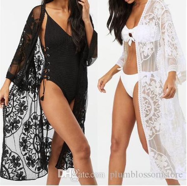2020 lace beach pareo beachwear swim suit cover up playa pareo tunics beach kimono swimwear women lace embroidery kimono long blouses shirts, White;black
2020 lace beach pareo beachwear swim suit cover up playa pareo tunics beach kimono swimwear women lace embroidery kimono long blouses shirts, White;black