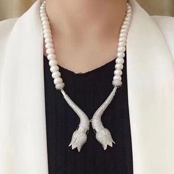 janekelly new fashion 3 layer pearl chains necklaces cubic zircon micro pave setting women party accessories jewellery, Silver
janekelly new fashion 3 layer pearl chains necklaces cubic zircon micro pave setting women party accessories jewellery, Silver