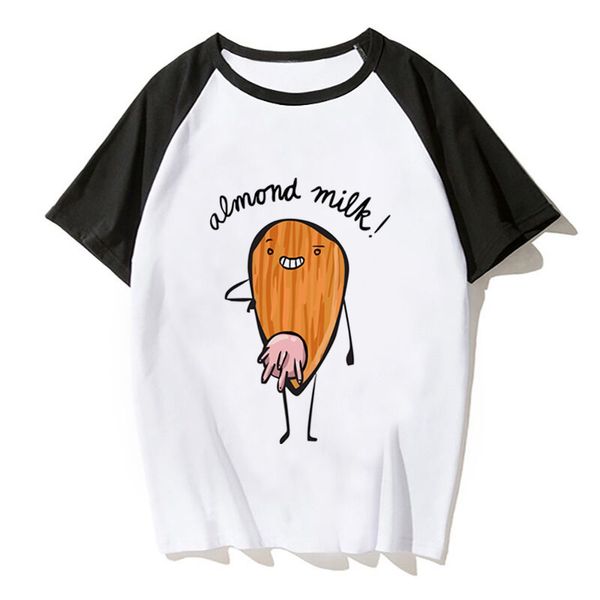 funny almond milk fashion female t-shirt vintage men t shirt women summer short sleeve tee shirt femme new 90s, White;black
funny almond milk fashion female t-shirt vintage men t shirt women summer short sleeve tee shirt femme new 90s, White;black