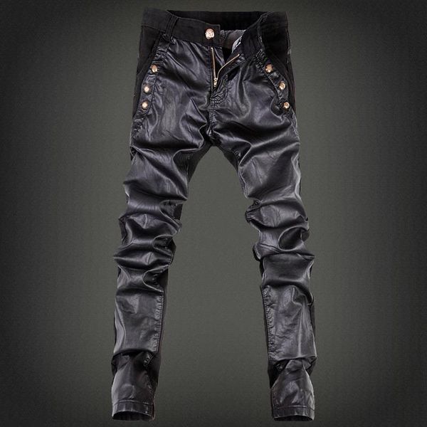 streetwear jean men pants brand motorbike skinny jeans men pu leather patchwork black stretch jeans 2020, Blue
streetwear jean men pants brand motorbike skinny jeans men pu leather patchwork black stretch jeans 2020, Blue