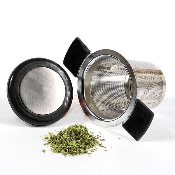 stainless steel mesh tea infuser with silicone handle reusable strainer loose tea leaf filter diffuser for kitchen dining bar tool an2282
stainless steel mesh tea infuser with silicone handle reusable strainer loose tea leaf filter diffuser for kitchen dining bar tool an2282