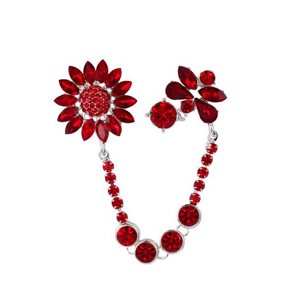 baiduqiandu brand new arrival red or clear crystal rhinestones flower chain collar brooch pins, Gray
baiduqiandu brand new arrival red or clear crystal rhinestones flower chain collar brooch pins, Gray