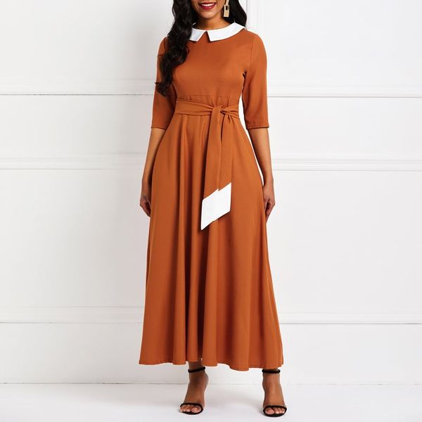 women african long dress elegant office lace up summer a line pleated robe vintage simple high waist ladies casual maxi dresses, Black;gray
women african long dress elegant office lace up summer a line pleated robe vintage simple high waist ladies casual maxi dresses, Black;gray
