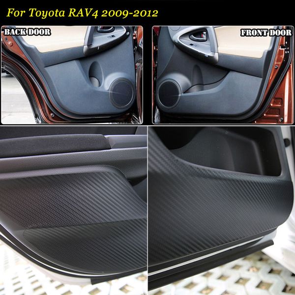 brand new 1 set interior 3d carbon fiber doors side edge anti-kick protection pad sticker for rav4 2009-12
brand new 1 set interior 3d carbon fiber doors side edge anti-kick protection pad sticker for rav4 2009-12