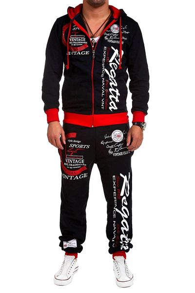 men sport tracksuit casual letter printed hoodie coat leisure trousers for male, Gray
men sport tracksuit casual letter printed hoodie coat leisure trousers for male, Gray