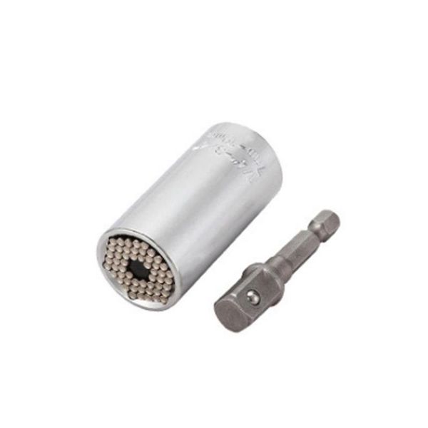 2 pcs/set magic spanner grip multi function universal ratchet socket 7-19mm power drill adapter car hand tools repair kit
2 pcs/set magic spanner grip multi function universal ratchet socket 7-19mm power drill adapter car hand tools repair kit