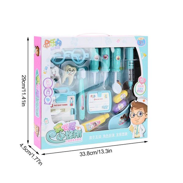 14pcs toy medical kits doctor nurse educational pretend toy role play dentist playset for toddler boys girls
14pcs toy medical kits doctor nurse educational pretend toy role play dentist playset for toddler boys girls