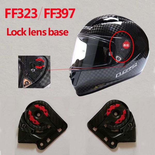 original ls2 ff323/397 carbon fiber motorcycle helmet lens mounts 1 pair suitable for ls2 ff323 ff397 locomotive helmets base
original ls2 ff323/397 carbon fiber motorcycle helmet lens mounts 1 pair suitable for ls2 ff323 ff397 locomotive helmets base