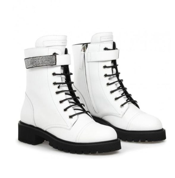 perfect women's winter boots white,black leather lace-up combat boots rubber sole caity ankle boots crystals ankle strap lady booties
perfect women's winter boots white,black leather lace-up combat boots rubber sole caity ankle boots crystals ankle strap lady booties
