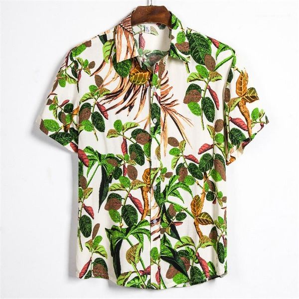 turndown collar mens shirts business style males clothing leaf print mens designer shirts single breasted short sleeve, White;black
turndown collar mens shirts business style males clothing leaf print mens designer shirts single breasted short sleeve, White;black