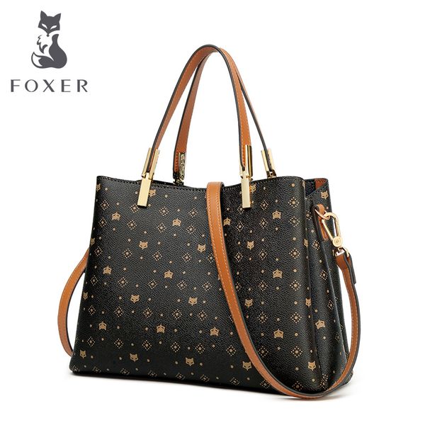 foxer business lady elegant handbag large capacity commuter style fall winter bag for women classical pvc purse shoulder bags
foxer business lady elegant handbag large capacity commuter style fall winter bag for women classical pvc purse shoulder bags