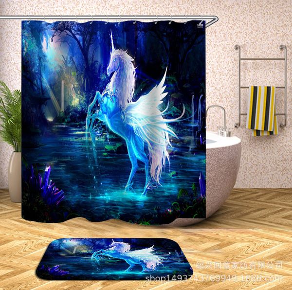 unicorn series waterproof and mildew-proof shower curtain pure copper buttonhole to send c- type plastic hooks a variety of options to map c
unicorn series waterproof and mildew-proof shower curtain pure copper buttonhole to send c- type plastic hooks a variety of options to map c