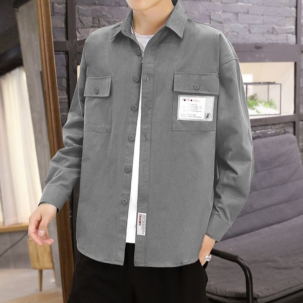 safari style mens shirts patch designs solid color men shirt double pocket autumn men long sleeve shirt, White;black
safari style mens shirts patch designs solid color men shirt double pocket autumn men long sleeve shirt, White;black