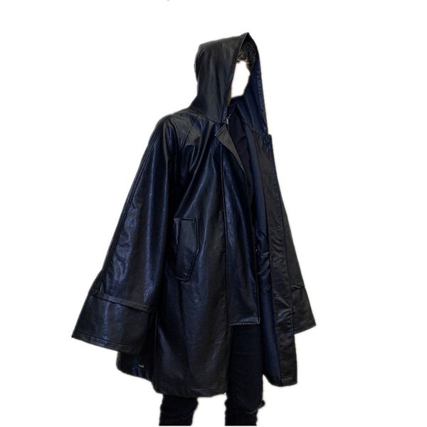 winter jacket men coat pu leather darkness wizard cloak hoodies long trench coat owen man oversize graffiti clothes batwing, Tan;black
winter jacket men coat pu leather darkness wizard cloak hoodies long trench coat owen man oversize graffiti clothes batwing, Tan;black