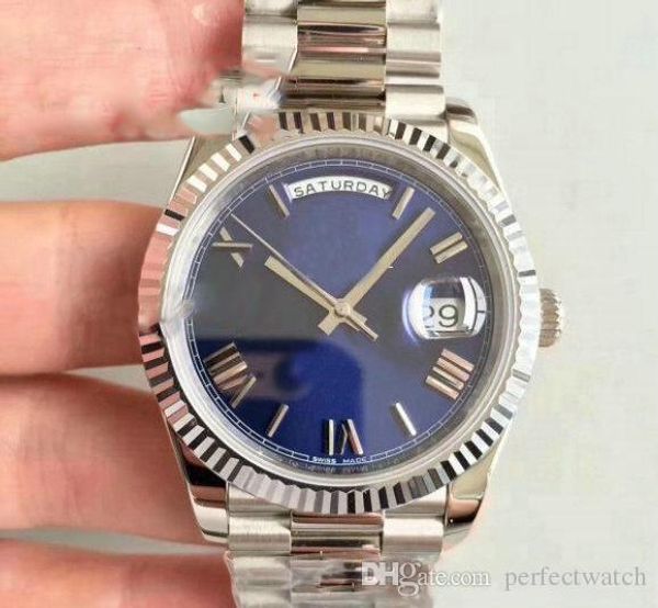 u1 factory day date automatic mechanical watch 41mm mens royal oaks watches blue face full stainless steel strap mens wristwatches, Slivery;brown
u1 factory day date automatic mechanical watch 41mm mens royal oaks watches blue face full stainless steel strap mens wristwatches, Slivery;brown