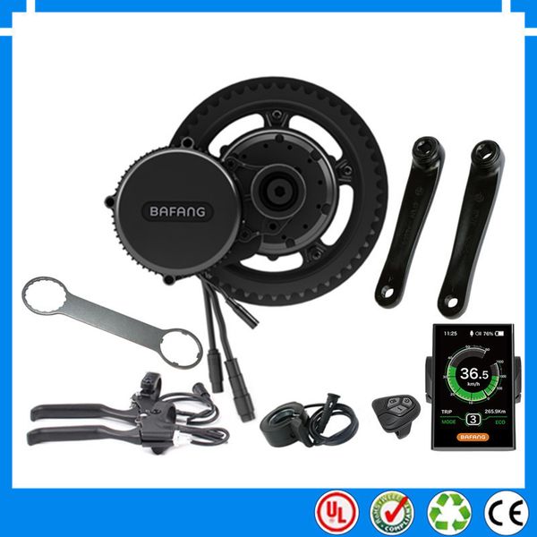 

eu us ru no taxes bafang bbs02b 36v 500w ebike motor with c965 lcd bafang mid drive electric bike conversion kits