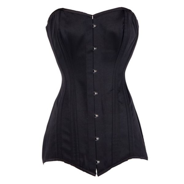 corset long torso corsets gothic black korset overbust waist slimming satin burlesque bustier women gorset korsefor women, Black;white
corset long torso corsets gothic black korset overbust waist slimming satin burlesque bustier women gorset korsefor women, Black;white