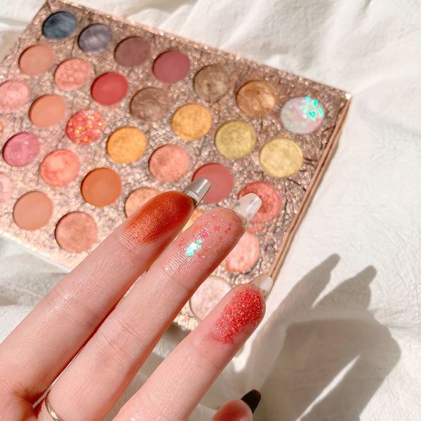 new 1pc 35-color glitter eyeshadow palette shimmer waterproof concealer makeup pallete matte eyeshadow palette maquillage tslm2
new 1pc 35-color glitter eyeshadow palette shimmer waterproof concealer makeup pallete matte eyeshadow palette maquillage tslm2