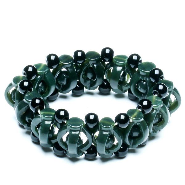 dropshipping xinjiang hetian qing jade bracelets lucky amulet hollow carving holy device bracelet & bangles for women men, Black
dropshipping xinjiang hetian qing jade bracelets lucky amulet hollow carving holy device bracelet & bangles for women men, Black