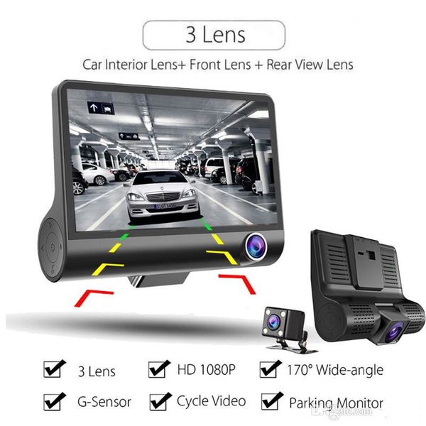 original 4'' car dvr camera video recorder rear view auto registrator ith two cameras dash cam dvrs dual lens
original 4'' car dvr camera video recorder rear view auto registrator ith two cameras dash cam dvrs dual lens