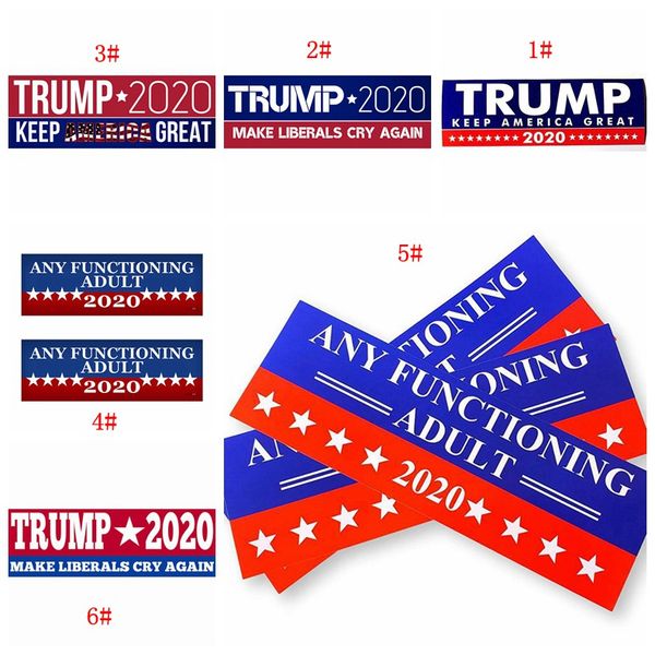 donald trump 2020 car stickers 7.6*22.9cm bumper sticker keep make america great decal for car styling vehicle paster 5 styles bc bh3752
donald trump 2020 car stickers 7.6*22.9cm bumper sticker keep make america great decal for car styling vehicle paster 5 styles bc bh3752