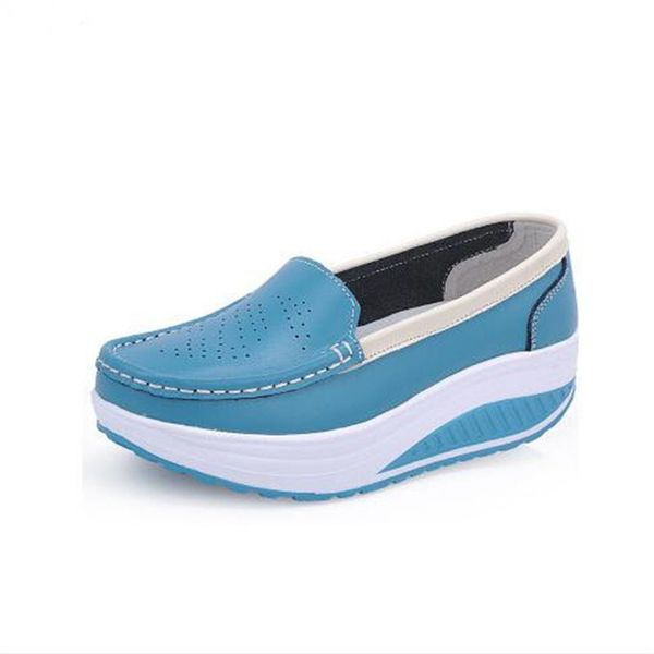2019 spring genuine leather mother casual woman shoes swing shoes white nurse shoes slip-resistant wedges plus size platform, Black
2019 spring genuine leather mother casual woman shoes swing shoes white nurse shoes slip-resistant wedges plus size platform, Black