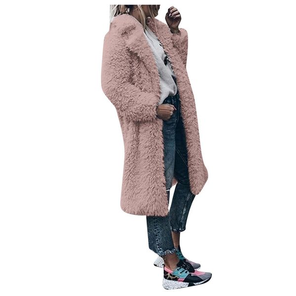 winter coats and jackets women warm artificial wool coats lapel streetwear long autumn women jackets outwear clothes, Black;brown
winter coats and jackets women warm artificial wool coats lapel streetwear long autumn women jackets outwear clothes, Black;brown
