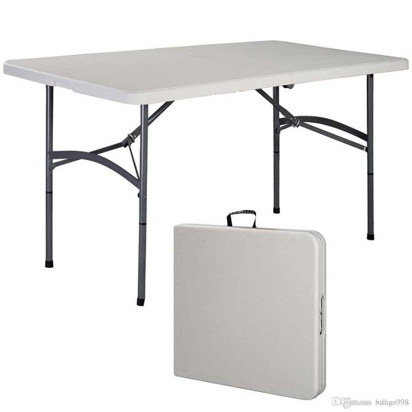 5' folding table portable plastic indoor outdoor picnic party dining camp tables
5' folding table portable plastic indoor outdoor picnic party dining camp tables