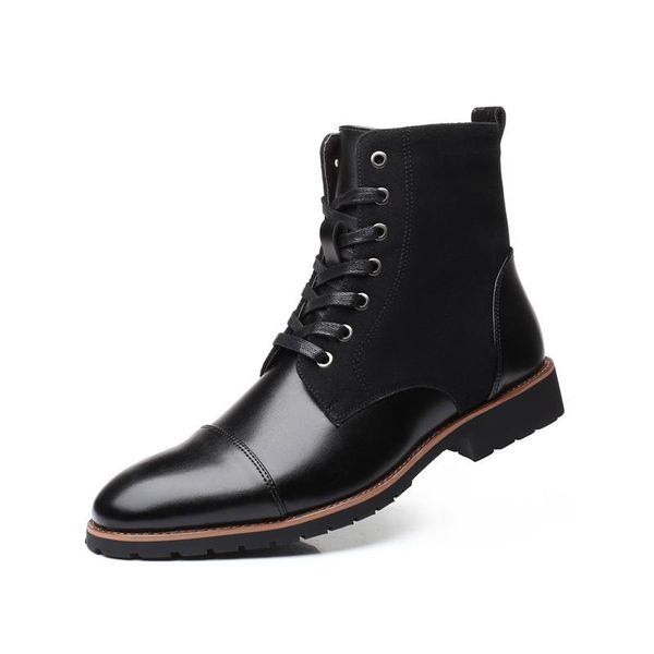 new men ankle martins boots male casual boots plus fur men's lace-up autumn winter botas army big size 38-48, Black
new men ankle martins boots male casual boots plus fur men's lace-up autumn winter botas army big size 38-48, Black